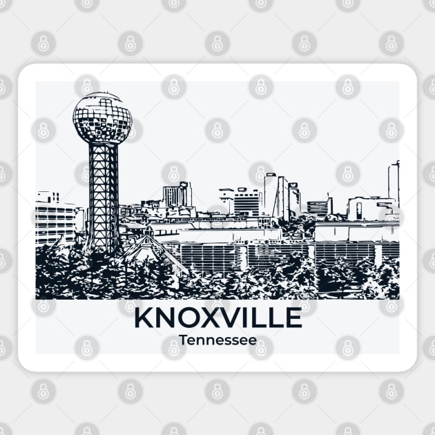 Knoxville - Tennessee Magnet by Lakeric